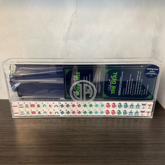 Jonathan Adler | Games | Nwt Jonathan Adler X Michaels Mahjong Set Tote ...
